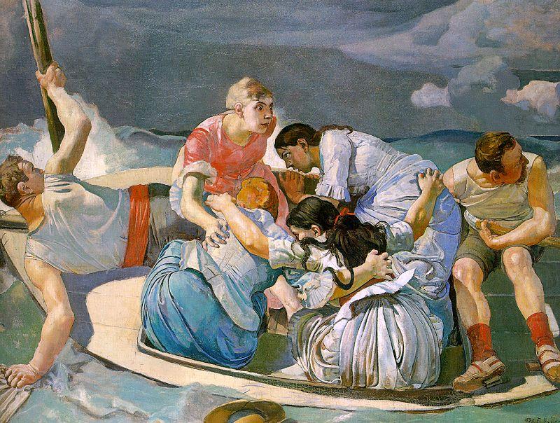 Surprised by the Storm, Ferdinand Hodler